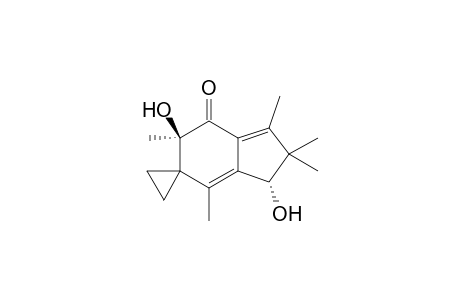 (1S,5R)-1,5-dihydroxy-2,2,3,5,7-pentamethyl-4-spiro[1H-indene-6,1'-cyclopropane]one