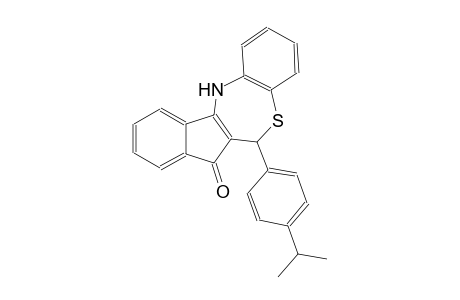 7H-indeno[2,1-c][1,5]benzothiazepin-7-one, 6,12-dihydro-6-[4-(1-methylethyl)phenyl]-
