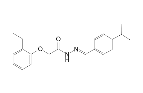 2-(2-Ethylphenoxy)-N'-[(E)-(4-isopropylphenyl)methylidene]acetohydrazide