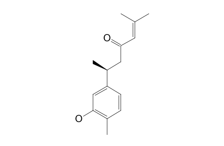 TURMERONOL-A;2-METHYL-6-(2-HYDROXY-4-METHYLPHENYL)-2-HEPTAN-4-ONE