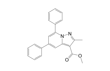 Methyl 2-Methyl-5,7-diphenylpyrazolo[1,5-a]pyridine-3-carboxylate