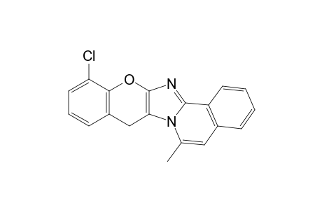 12-Chloro-6-methyl-8H-chromeno[2',3':4,5]imidazo[2,1-a]-isoquinoline