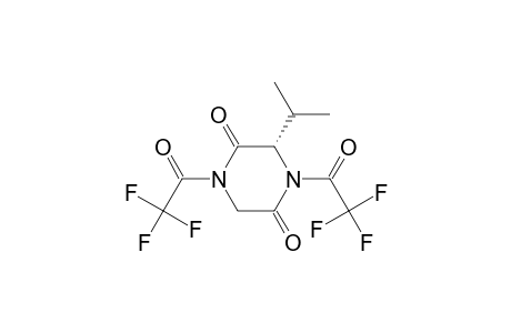 1,4-Bis(trifluoroacetyl)-3-(2-methylethyl)-2,5-diketopiperazine