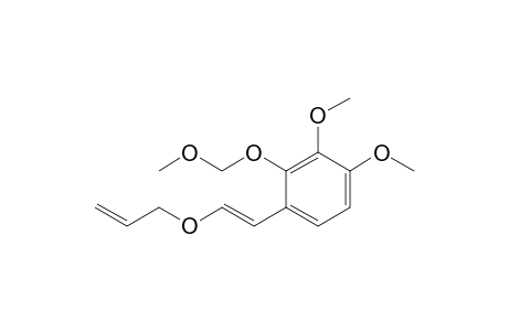 1-Allyloxy-2-(2-methoxymethoxy-3,4-dimethoxyphenyl)ethene