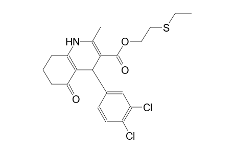 3-quinolinecarboxylic acid, 4-(3,4-dichlorophenyl)-1,4,5,6,7,8-hexahydro-2-methyl-5-oxo-, 2-(ethylthio)ethyl ester