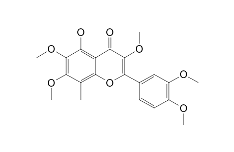 5-HYDROXY-3,6,7,3',4'-PENTAMETHOXY-8-C-METHYLFLAVONE