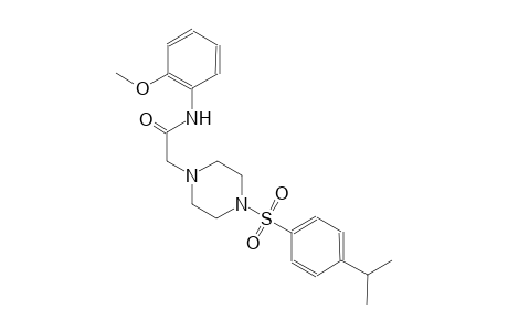 1-piperazineacetamide, N-(2-methoxyphenyl)-4-[[4-(1-methylethyl)phenyl]sulfonyl]-