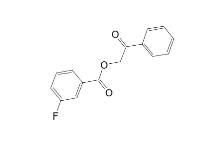 Benzoic acid, 3-fluoro-, 2-oxo-2-phenylethyl ester