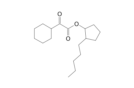 (cyclohexyl)oxoacetic acid 2-pentyl-1-cyclopentyl ester