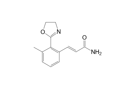 (E)-3-[2-(2-oxazolinyl)-3-methylphenyl]acrylamide