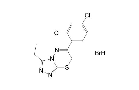 6-(2,4-dichlorophenyl)-3-ethyl-7H-[1,2,4]triazolo[3,4-b][1,3,4]thiadiazine hydrobromide