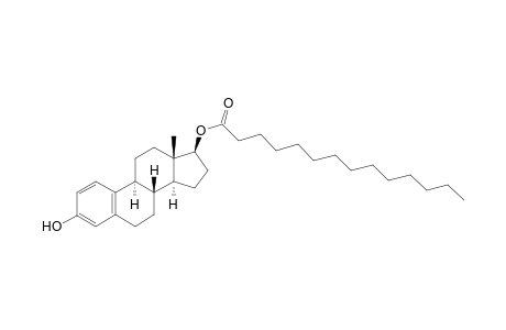 (17.beta.)-Estra-1,3,5(10)-triene-3,17-diol tetradecanoate