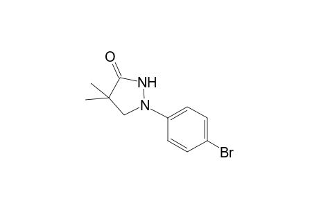 3-Pyrazolidinone, 1-(4-bromophenyl)-4,4-dimethyl-
