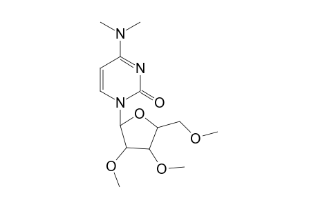1-[3,4-dimethoxy-5-(methoxymethyl)-2-oxolanyl]-4-(dimethylamino)-2-pyrimidinone