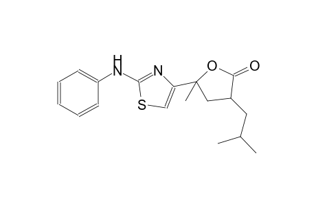 2(3H)-furanone, dihydro-5-methyl-3-(2-methylpropyl)-5-[2-(phenylamino)-4-thiazolyl]-