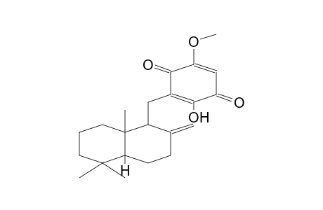 2,5-CYCLOHEXADIENE-1,4-DIONE, 3-[(DECAHYDRO-5,5,8a-TRIMETHYL-2-METHYLENE-1-NAPHTALENYL)METHYL]-2-HYDROXY-5-METHOXY-