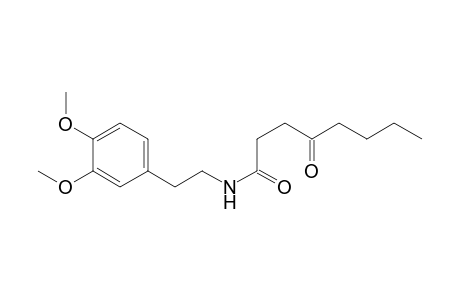 N-[2-(3,4-Dimethoxyphenyl)ethyl]-4-oxooctanamide