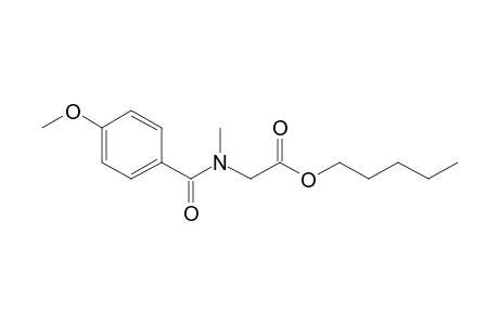 Sarcosine, N-(4-methoxybenzoyl)-, pentyl ester