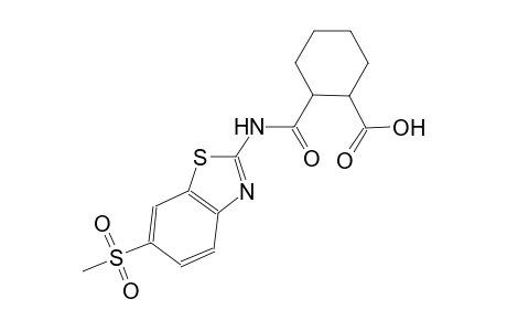 2-({[6-(methylsulfonyl)-1,3-benzothiazol-2-yl]amino}carbonyl)cyclohexanecarboxylic acid