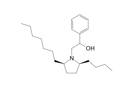 cis-1-(2-phenylethanol)-2-butyl-5-heptylpyrrolidine