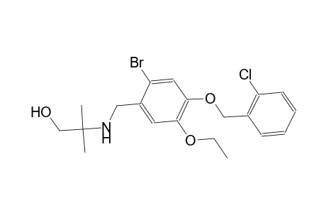 2-({2-bromo-4-[(2-chlorobenzyl)oxy]-5-ethoxybenzyl}amino)-2-methyl-1-propanol