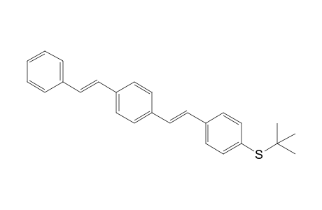 1-(tert-butylthio)-4-[(E)-2-[4-[(E)-2-phenylethenyl]phenyl]ethenyl]benzene