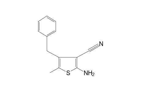 2-AMINO-4-BENZYL-5-METHYL-3-THIOPHENECARBONITRILE
