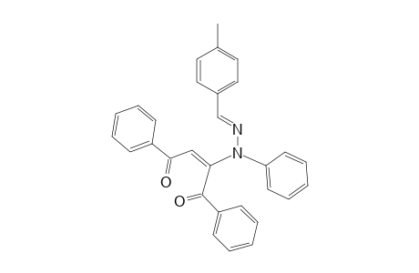 benzaldehyde,4-methyl,(1-benzoyl-3-oxo-3-phenyl-1-propenyl)phenylhydrazone