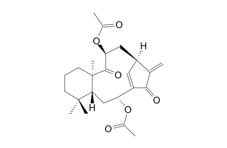 ENT-8,9-SECO-7-ALPHA,11-BETA-DIACETOXYKAURA-8(14),16-DIEN-9,15-DIONE