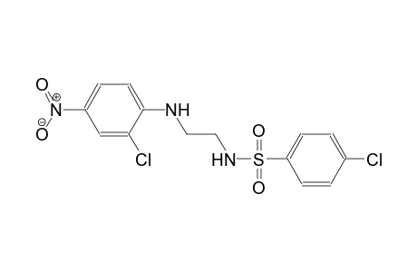 4-chloro-N-[2-(2-chloro-4-nitroanilino)ethyl]benzenesulfonamide