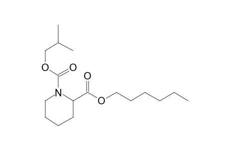 Pipecolic acid, N-isobutoxycarbonyl-, hexyl ester