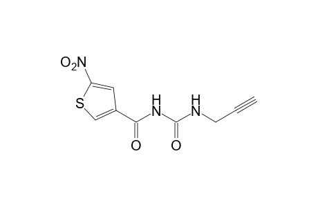 1-(5-nitro-3-thenoyl)-3-(2-propynyl)urea