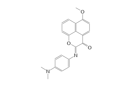 (2Z)-2-{[4-(dimethylamino)phenyl]imino}-6-methoxybenzo[de]chromen-3(2H)-one