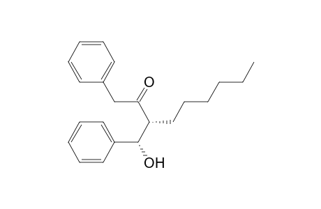 (3R*,4S*)-3-Hexyl-4-hydroxy-1,4-diphenyl-2-butanone
