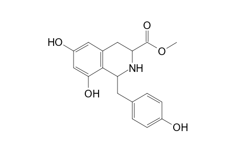 Methyl 6,8-Dihydroxy-1-((p-hydroxybenzyl)-1,2,3,4-tetrahydroisoquinoline-3-carboxylate