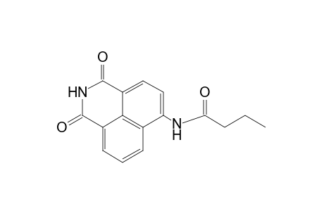 N-(2,3-DIHYDRO-1,3-DIOXO-1H-BENZ[de]ISOQUINOLIN-6-YL)BUTYRAMIDE