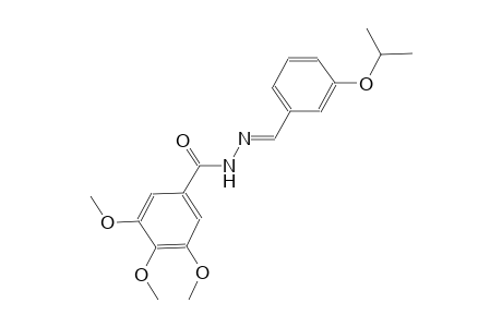 N'-[(E)-(3-isopropoxyphenyl)methylidene]-3,4,5-trimethoxybenzohydrazide
