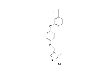 1H-Imidazole, 4,5-dichloro-1-[[4-[3-(trifluoromethyl)phenoxy]phenoxy]methyl]-