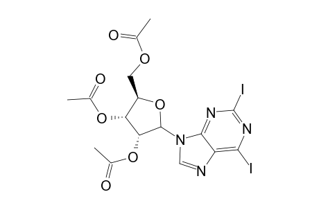 2,6-Diiodo-9.beta-(2,3,5-tri-O-acetyl-D-ribofuranosyl)purine