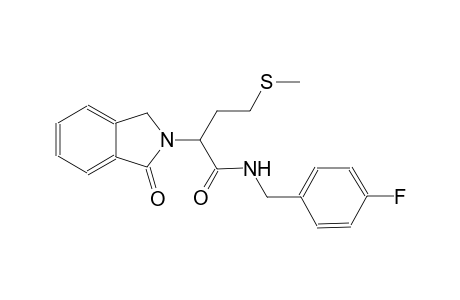1H-isoindole-2-acetamide, N-[(4-fluorophenyl)methyl]-2,3-dihydro-alpha-[2-(methylthio)ethyl]-1-oxo-