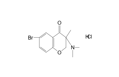 6-bromo-3-(dimethylamino)-3-methyl-4-chromanone, hydrochloride