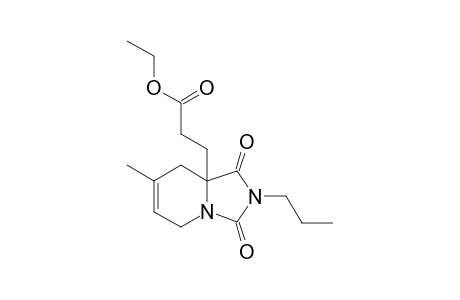 ETHYL-3-[7-METHYL-1,3-DIOXO-2-PROPYL-2,3,5,8-TETRAHYDROIMIDAZO-[1,5-A]-PYRIDIN-8A(1H)-YL]-PROPANOATE