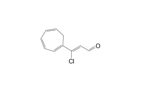 (Z)-3-chloranyl-3-cyclohepta-1,3,5-trien-1-yl-prop-2-enal