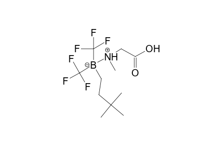 3,3-Dimethylbutylbis(trifluoromethyl)borane methylglycine