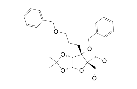 3-O-BENZYL-3-C-(3-BENZYLOXY)-PROPYL-4-C-HYDROXYMETHYL-1,2-O-ISOPROPYLIDENE-ALPHA-D-ERYTHRO-PENTOFURANOSE