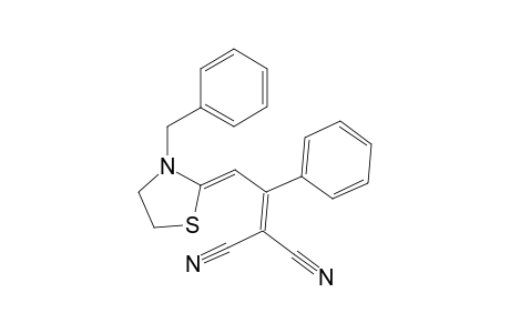 4-(3-Benzylthiazolidin-2-ylidene)-2-cyano-3-phenylbut-2-enenitrile