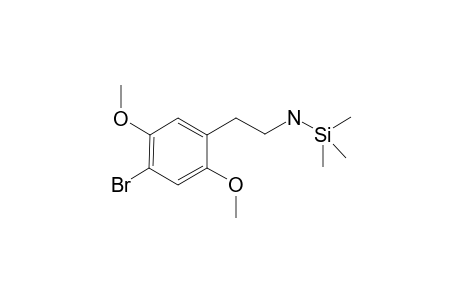 4-Bromo-2,5-dimethoxyphenethylamine TMS