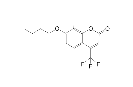 2H-1-benzopyran-2-one, 7-butoxy-8-methyl-4-(trifluoromethyl)-
