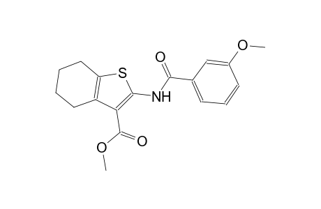 methyl 2-[(3-methoxybenzoyl)amino]-4,5,6,7-tetrahydro-1-benzothiophene-3-carboxylate