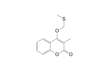 2H-1-Benzopyran-2-one, 3-methyl-4-[(methylthio)methoxy]-